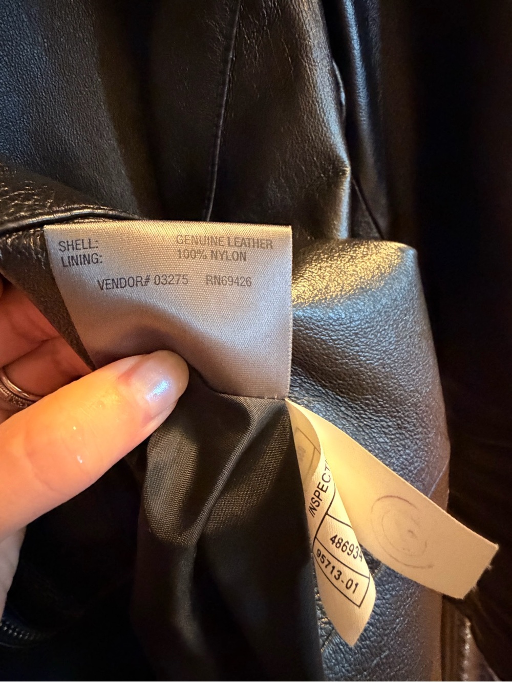 Wilsons Genuine Leather Black Zip-Front Women's Leather Jacket Medium - Picture 10 of 15